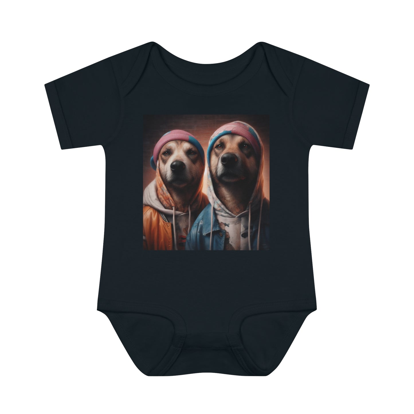 Unisex Infant Baby Rib Bodysuit | NB-24M | Hip-Hop Brothers Design | 3 colors