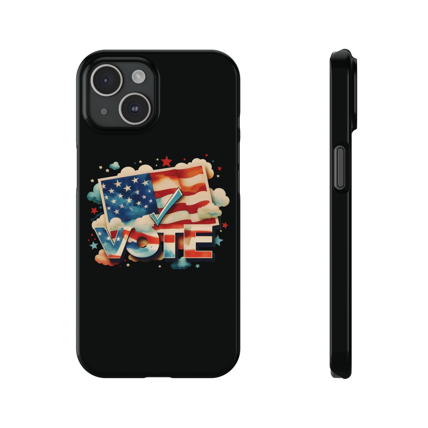 Slim Phone Case | VOTE Watercolor Design | US Elections