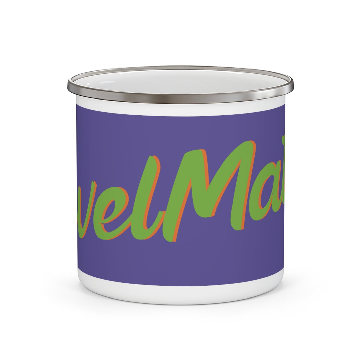 Enamel Camping Mug 12oz (350ml) | Lavender & Lime RevelMates Design