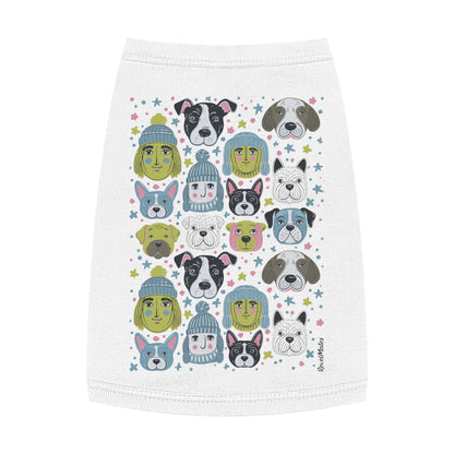 Pet T-Shirt | Winter Doggies Design