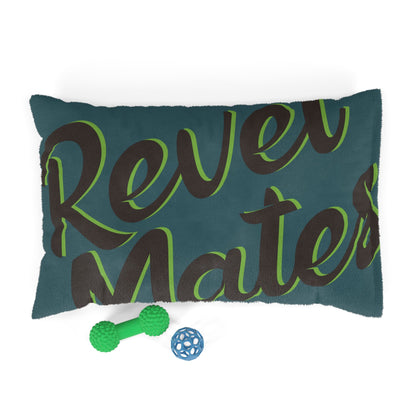 Pet Bed | for Dogs, Cats and all beloved Pets | Turquoise & Brown RevelMates Design