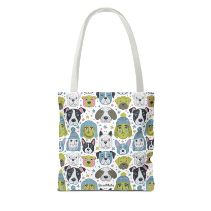 Tote Bag | Winter Doggies Design