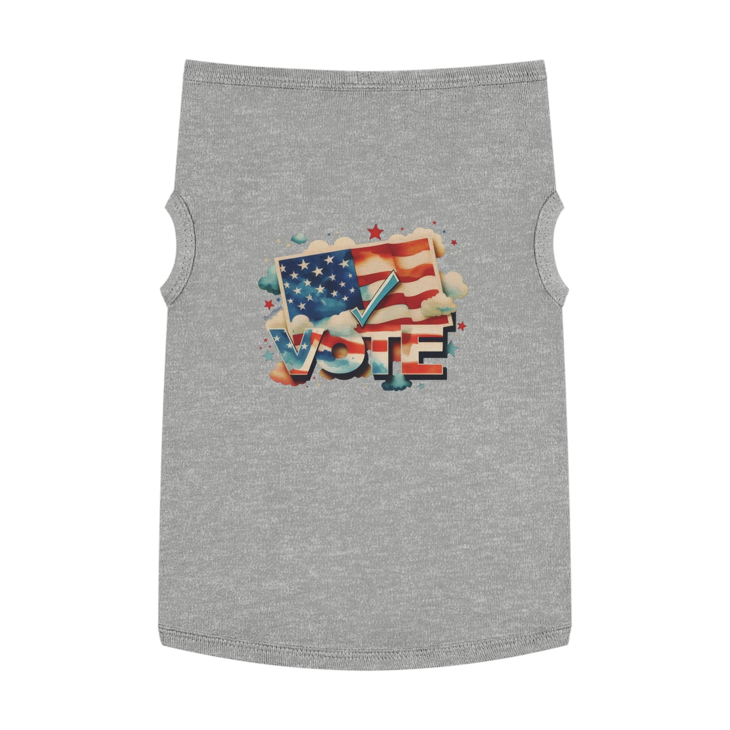 Pet T-Shirt | VOTE Watercolor Design | US Elections | 4 colors