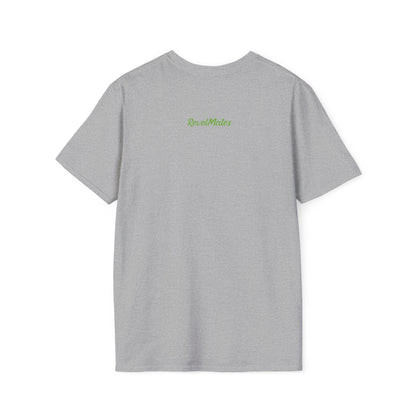 Unisex Softstyle T-Shirt | Lavender & Lime RevelMates Square Design | 4 colors