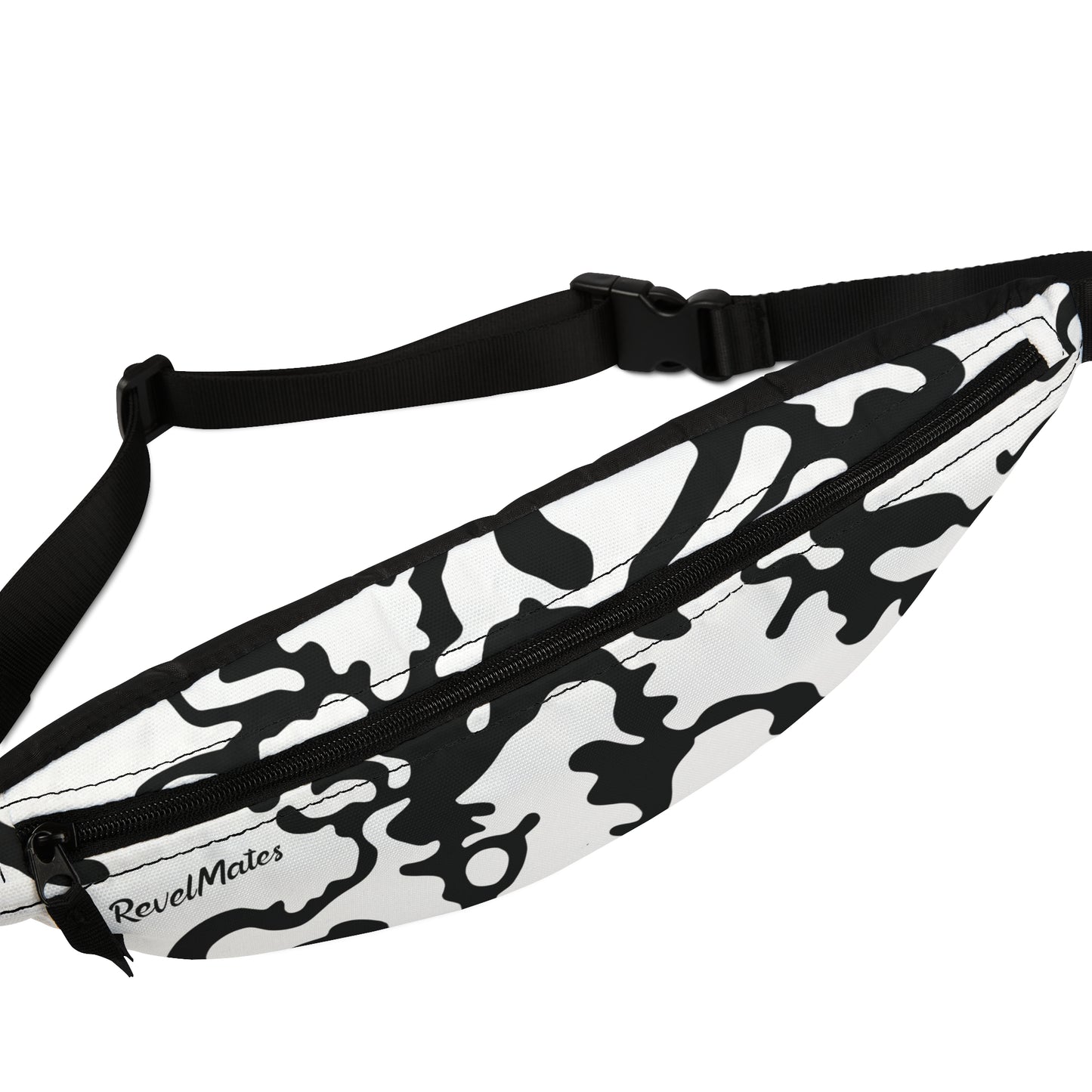 Unisex Fanny Pack | Waist Pack | Hip Pack | Hip Bag | Hips Bag | Waist Bag | Camouflage Black & White Design