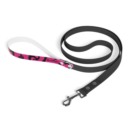 Pet Leash | Camouflage Fuchsia & Black Design