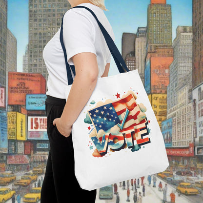 Tote Bag | All Over Print Bag | VOTE Watercolor Design | US Elections | 2 colors