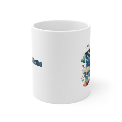 Ceramic Mug 11oz (330 ml) | VOTE Watercolor Design | US Elections | 2 colors