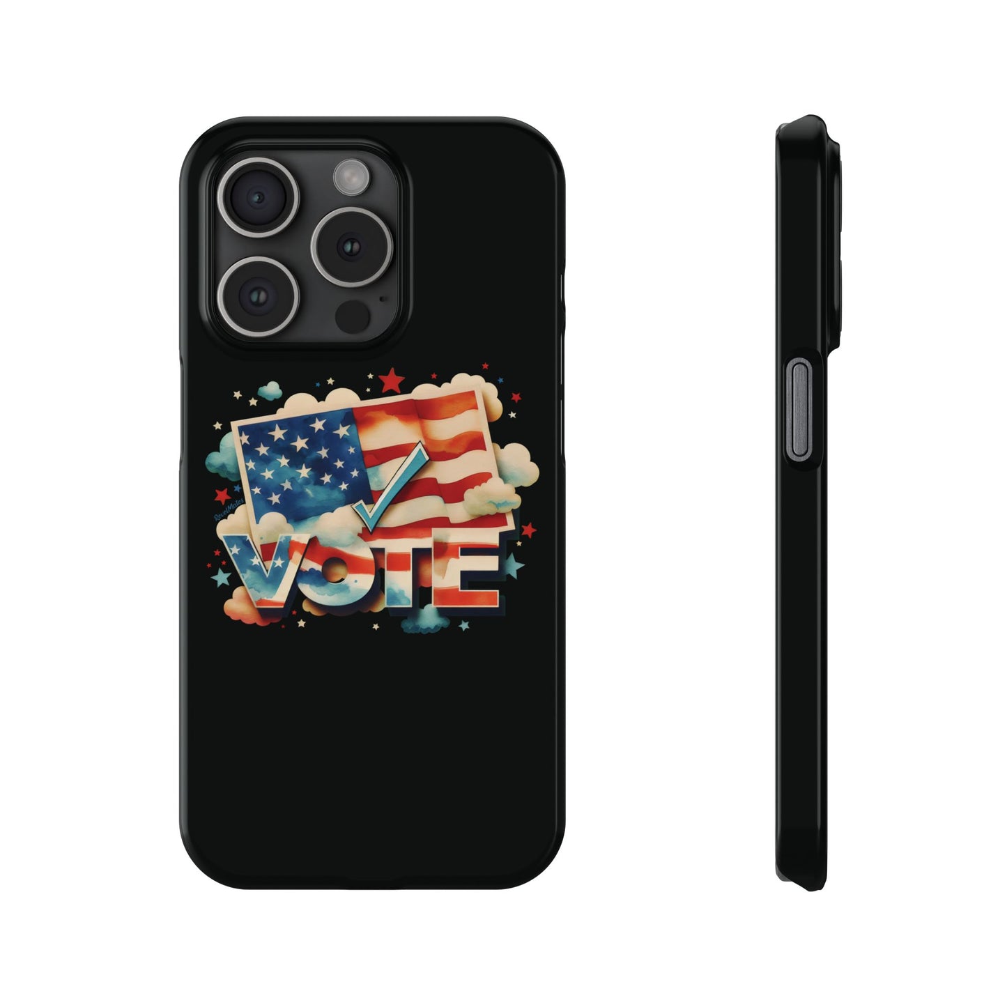 Slim Phone Case | VOTE Watercolor Design | US Elections