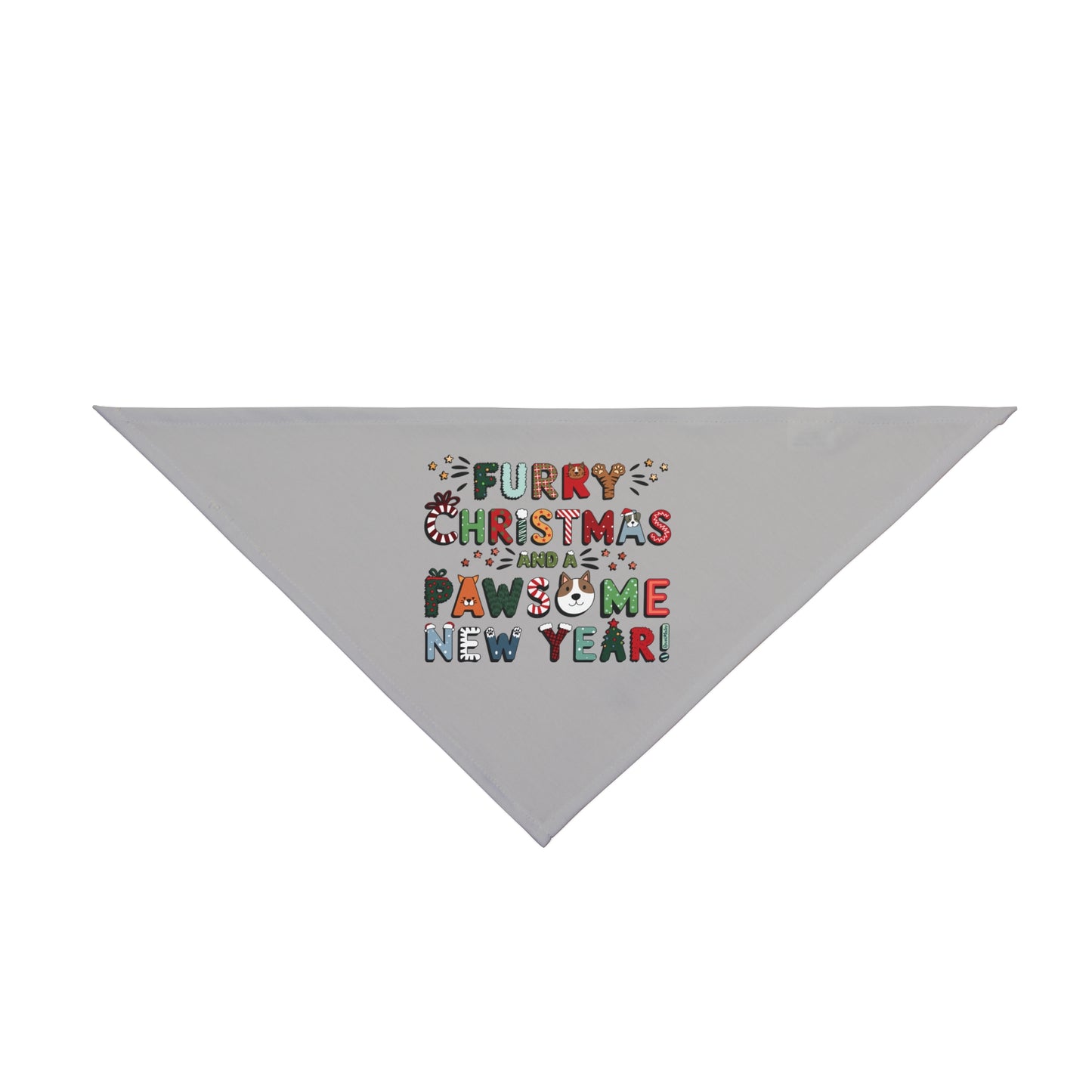 Pet Bandana | Furry Christmas Design | 8 colors