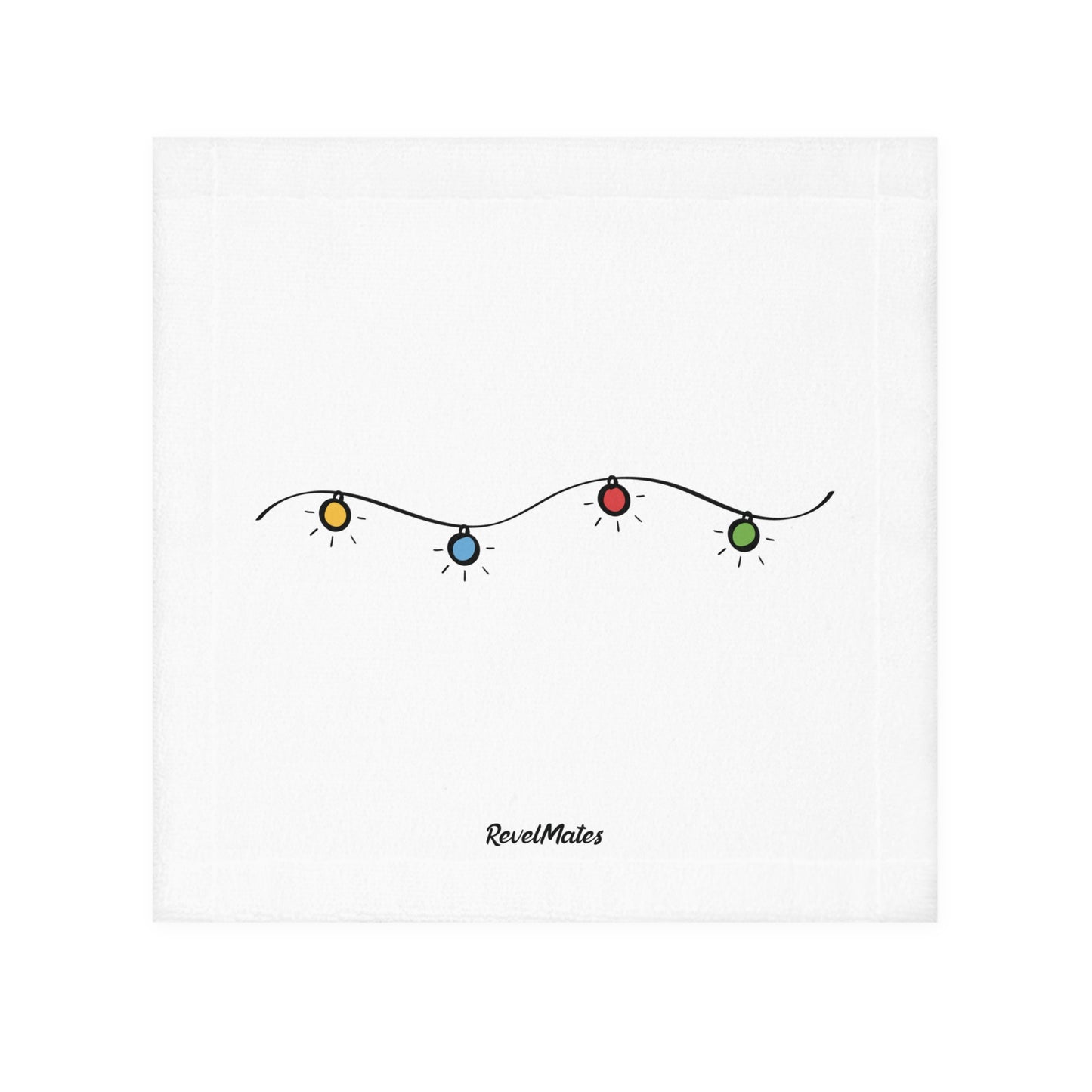 Face Towel | Christmas Lights Design