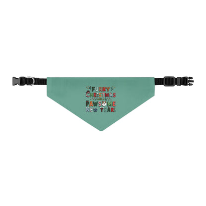 Pet Bandana Collar | Furry Christmas Design | 8 colors