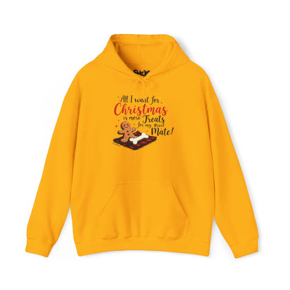 Unisex Heavy Blend Hoodie | Solid Colors V.1 | Ginger Cookie Mates Design | 12 colors