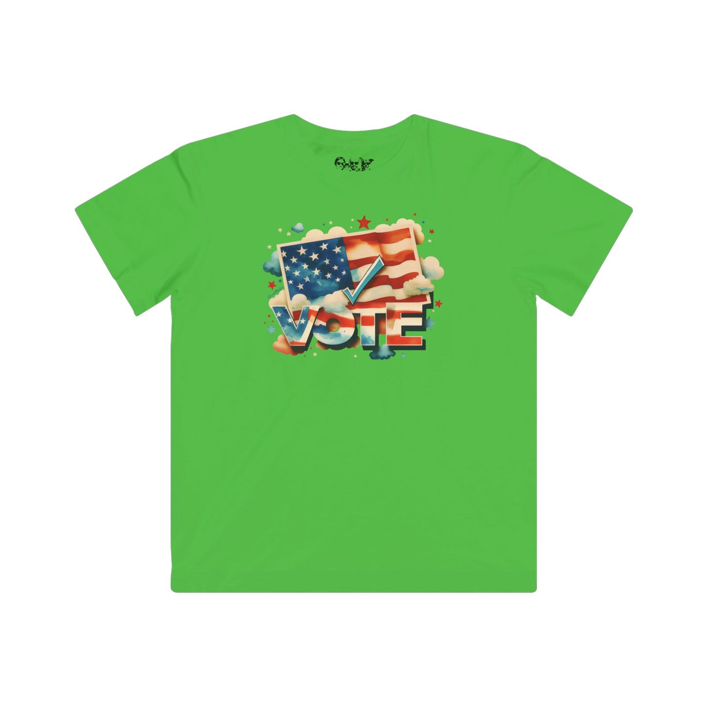 Unisex Kids Lightweight Fine Jersey T-Shirt | VOTE Watercolor Design | US Elections | 13 colors