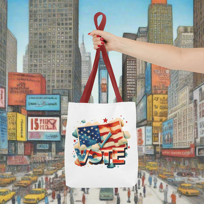 Tote Bag | All Over Print Bag | VOTE Watercolor Design | US Elections | 2 colors