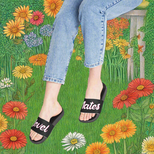 Women's Removable Strap Sandals | Black & White RevelMates Design