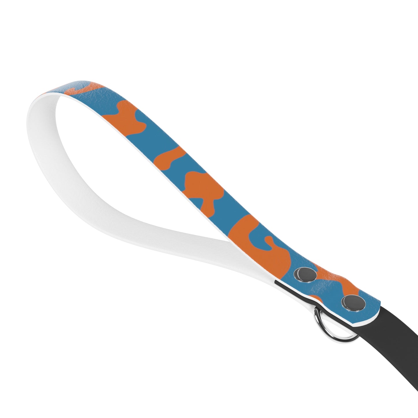 Pet Leash | Camouflage Blue & Orange Design