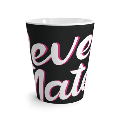Latte Mug 12oz (350 ml) | Black & White RevelMates Design