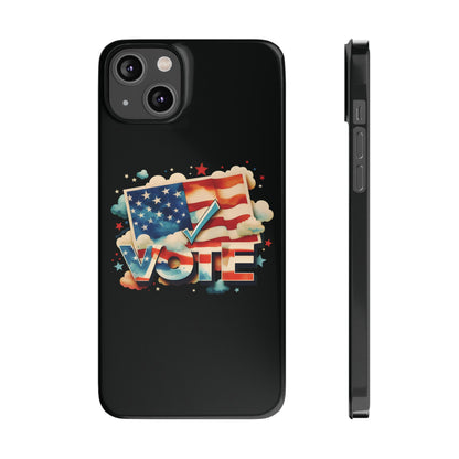 Slim Phone Case | VOTE Watercolor Design | US Elections