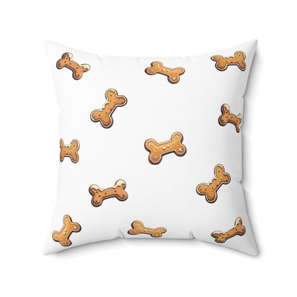 Spun Polyester Square Pillow | Ginger Cookie Mates Design | 4 sizes