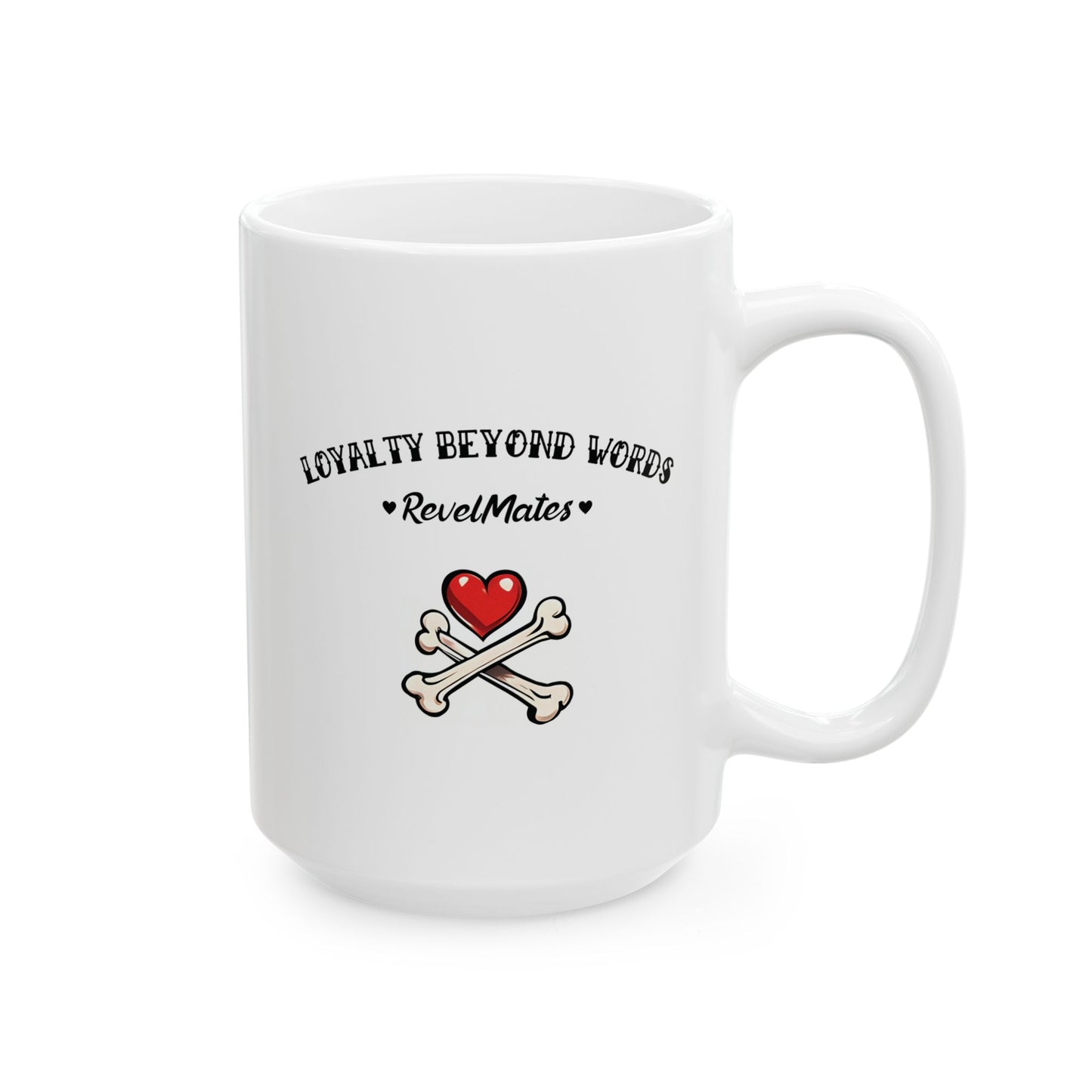 Ceramic Mug (11oz, 15oz) | Dog Skull Tattoo Design | 2 colors | 2 sizes