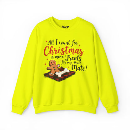 Unisex Heavy Blend Crewneck Sweatshirt | Neon and Solid Colors V.2 | Ginger Cookie Mates Design | 12 colors