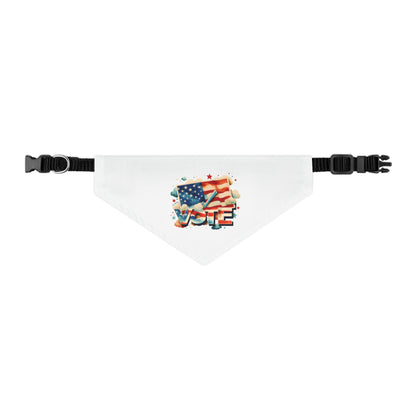 Pet Bandana Collar | VOTE Watercolor Design | US Elections | 2 colors