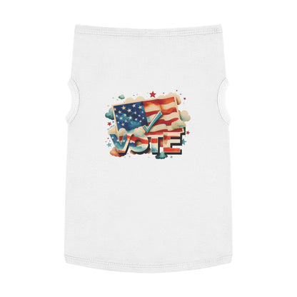 Pet T-Shirt | VOTE Watercolor Design | US Elections | 4 colors