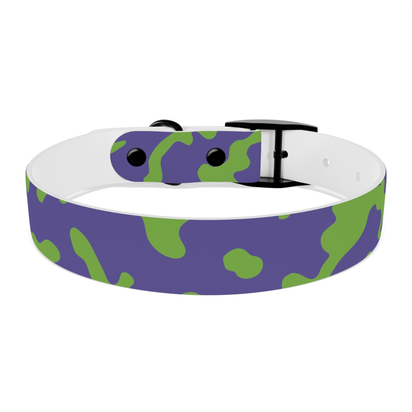 Pet Collar | Camouflage Lavender & Lime Design