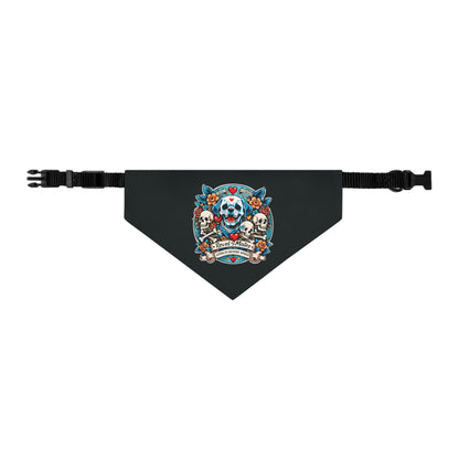 Pet Bandana Collar | Skull Tattoo Design V.2 | 2 colors