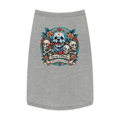 Pet T-Shirt | Dog Skull Tattoo Design | 4 colors