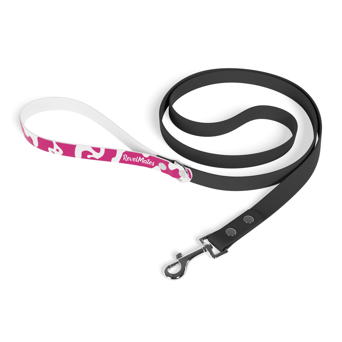 Pet Leash | Camouflage Fuchsia & White Design