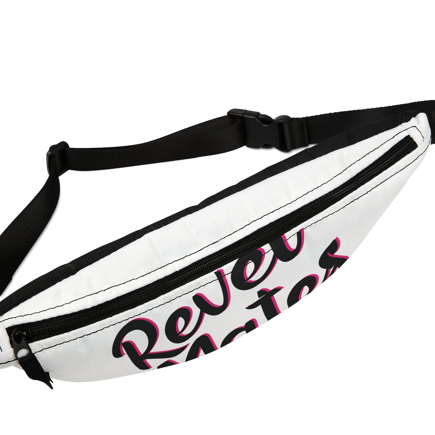 Unisex Fanny Pack | Waist Pack | Hip Pack | Hip Bag | Hips Bag | Waist Bag | White & Black RevelMates Design