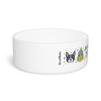 Pet Bowl 16oz (473ml) | Winter Doggies Design