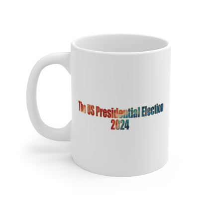 Ceramic Mug 11oz (330 ml) | VOTE Watercolor Design | US Elections | 2 colors