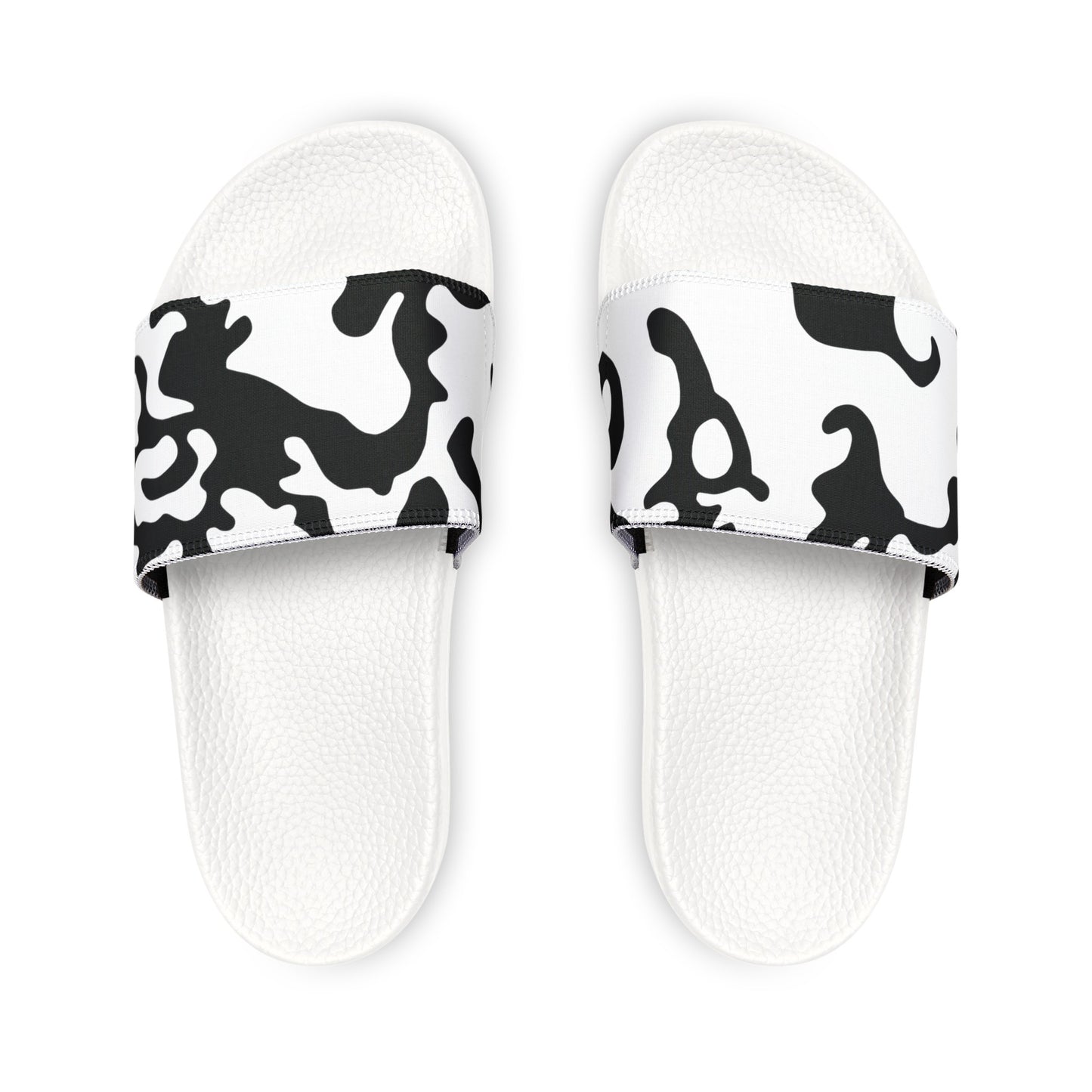 Men's Removable Strap Sandals | Camouflage White & Black Design | 2 colors