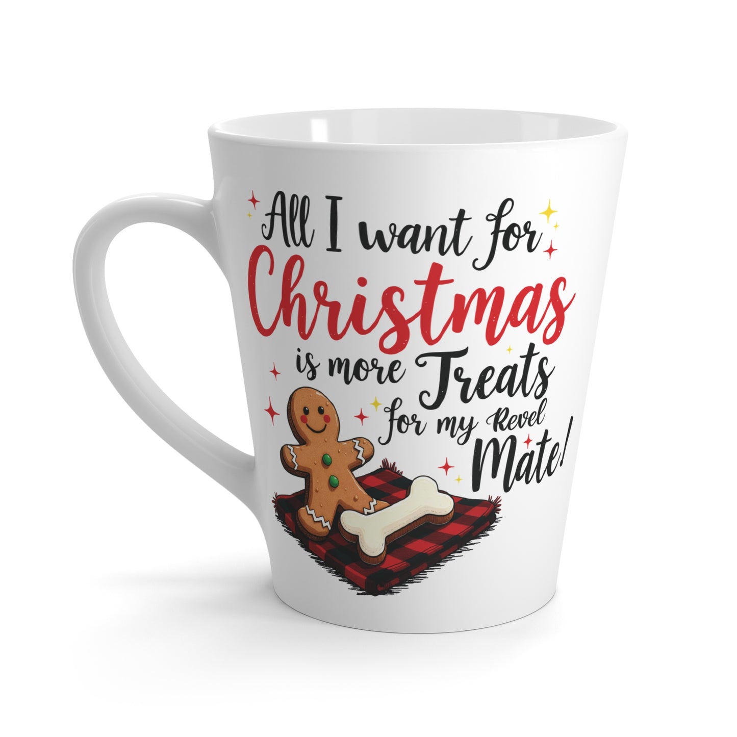 Latte Mug 12oz (350 ml) | Ginger Cookie Mates Design