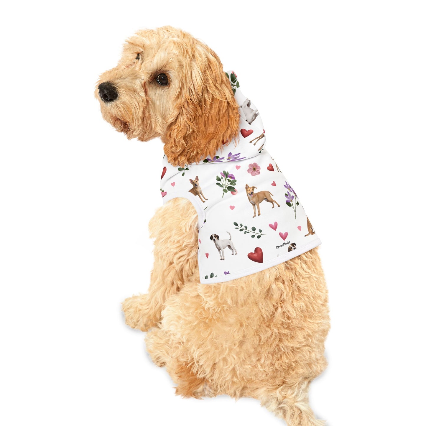 Pet Hoodie | for Dogs and Cats | Puppy Love Design