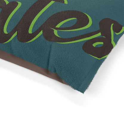 Pet Bed | for Dogs, Cats and all beloved Pets | Turquoise & Brown RevelMates Design