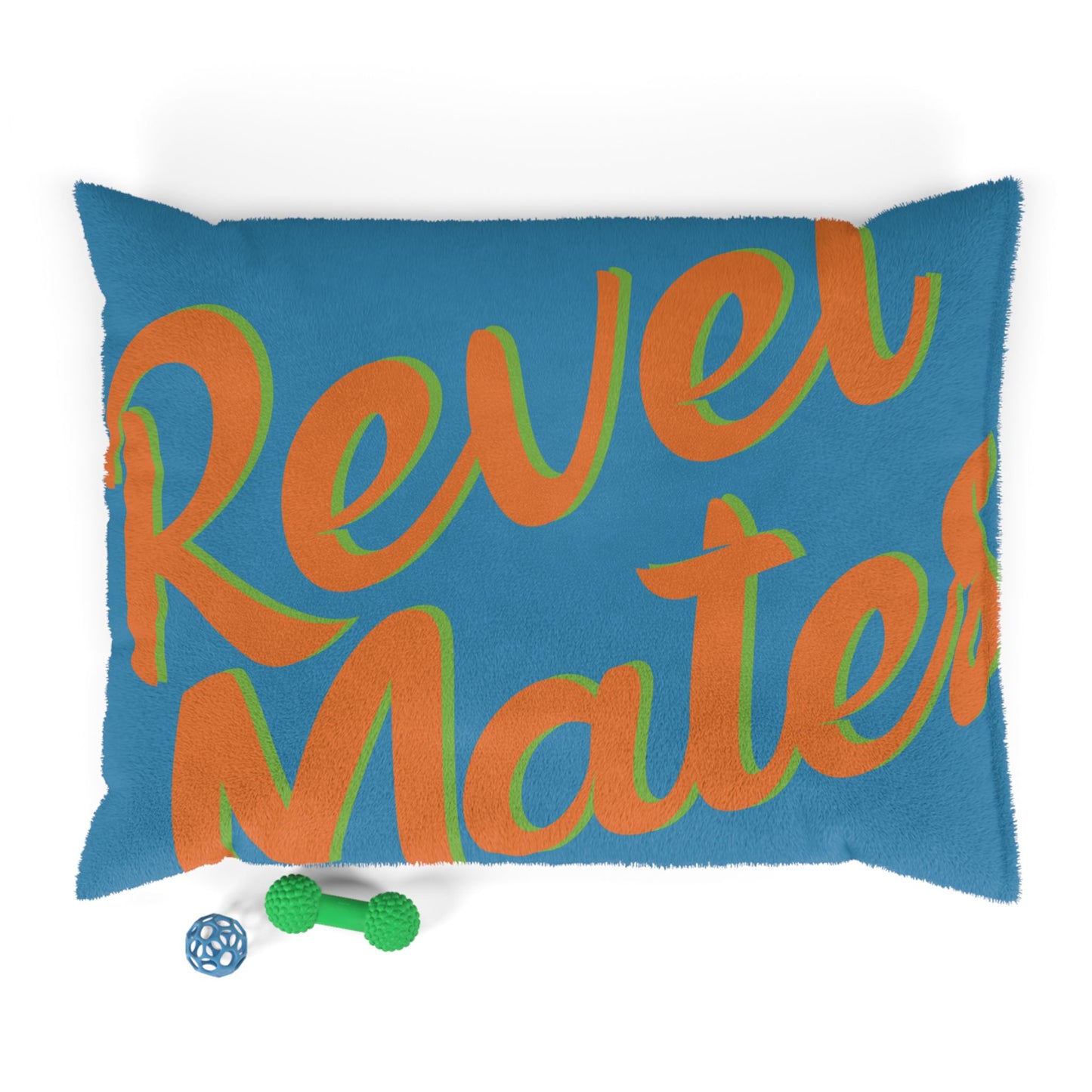 Pet Bed | for Dogs, Cats and all beloved Pets | Blue & Orange RevelMates Design