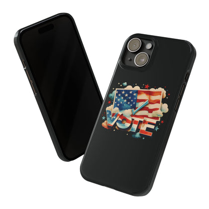 Slim Phone Case | VOTE Watercolor Design | US Elections