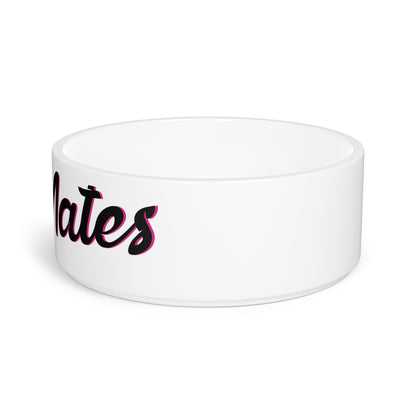 Pet Bowl 16oz (473ml) | White & Black RevelMates Design