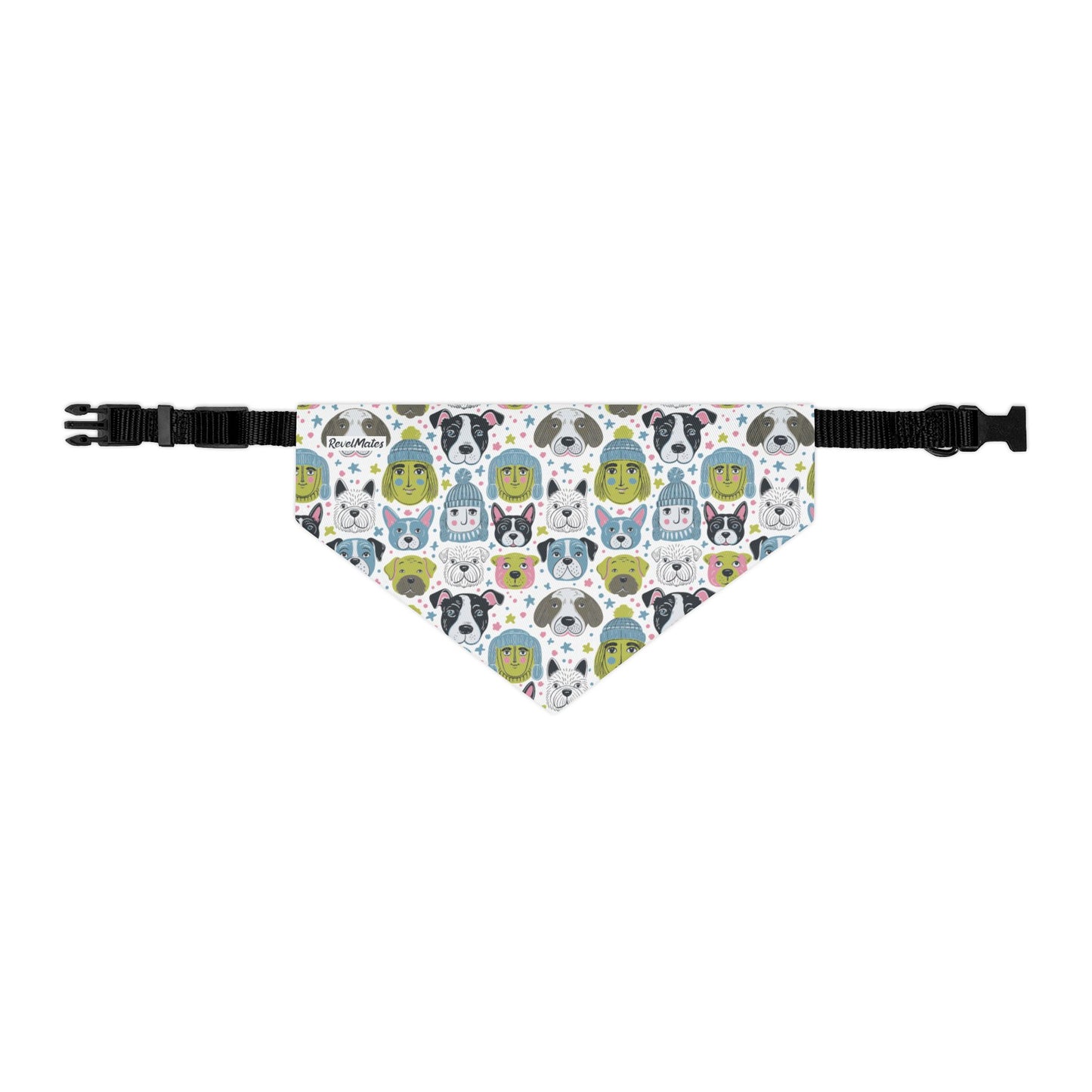 Pet Bandana Collar | Winter Doggies Design