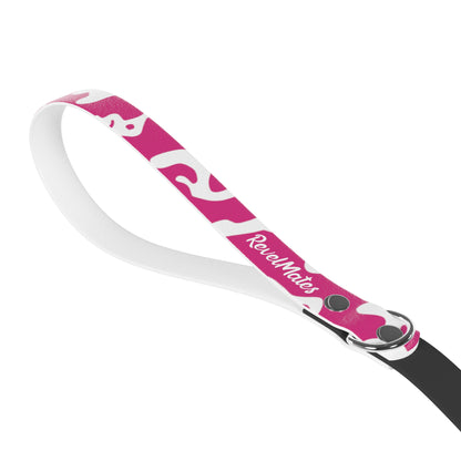 Pet Leash | Camouflage Fuchsia & White Design