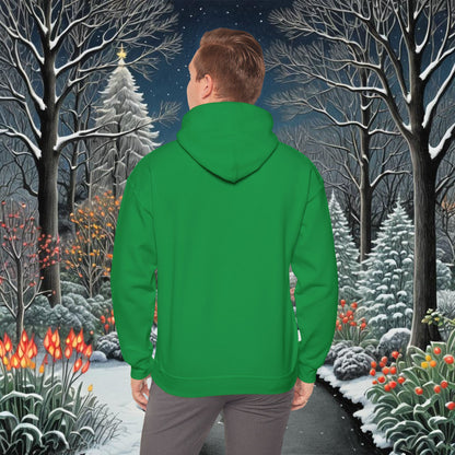 Unisex Heavy Blend Hoodie | Solid Colors V.1 | Furry Christmas Design | 12 colors