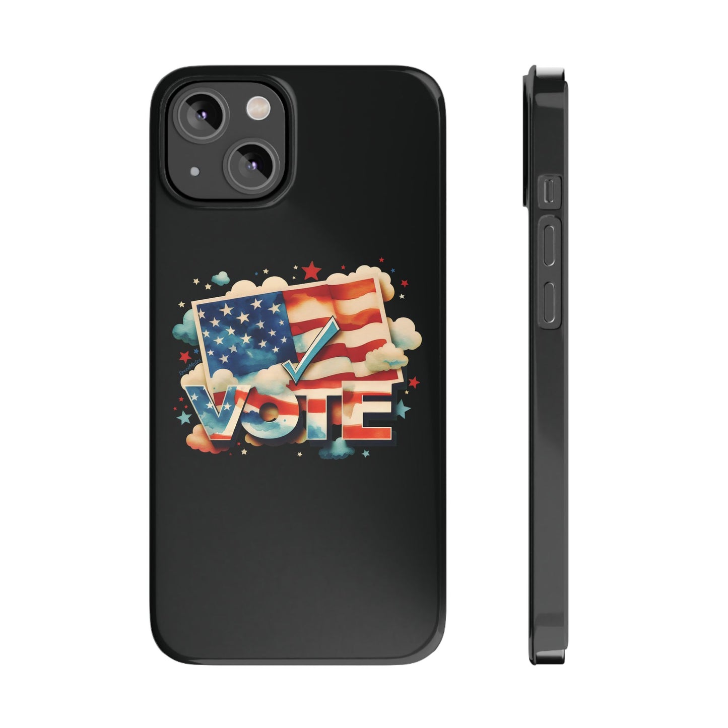 Slim Phone Case | VOTE Watercolor Design | US Elections