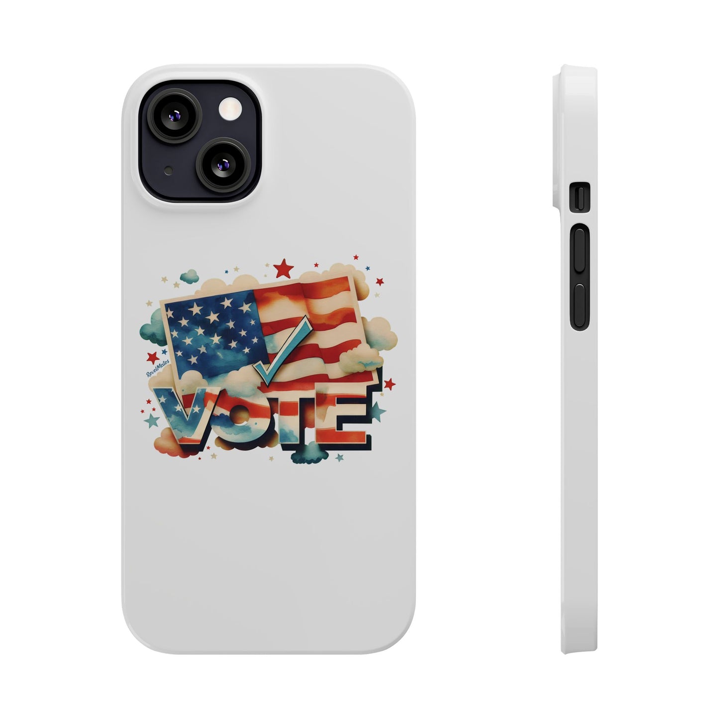 Slim Phone Case | VOTE Watercolor Design | US Elections