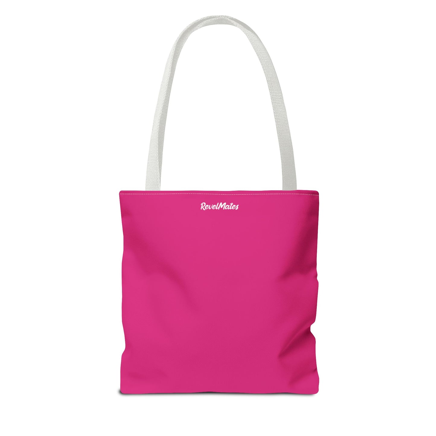 Tote Bag | All Over Print Bag | Fuchsia & White RevelMates Design