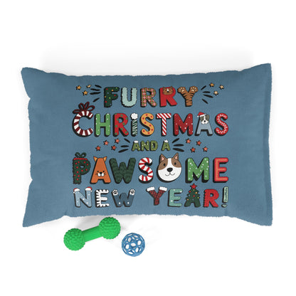 Pet Bed | for Dogs, Cats and all beloved Pets | Furry Christmas Design | 8 colors