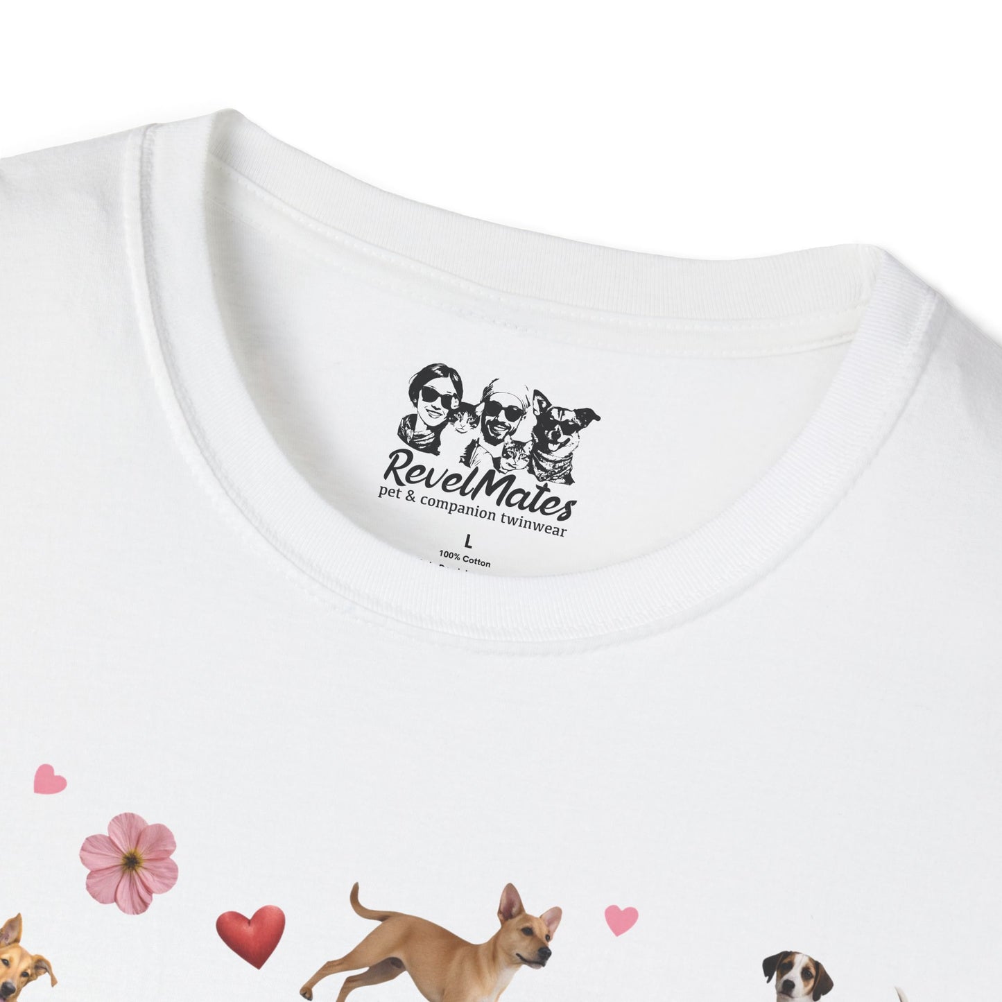 Unisex Softstyle T-Shirt | Puppy Love Design